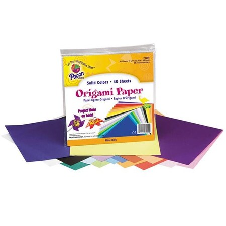 Pacon Corporation Pacon PAC72200-2 Creativity Street Origami Lightweight Paper; 9 x 9 in. - Pack of 2 PAC72200-2